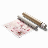 Cherry Blossom Elegance - Modern Living Room Canvas Wall Art