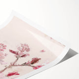 Cherry Blossom Elegance - Modern Living Room Canvas Wall Art