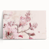 Cherry Blossom Elegance - Modern Living Room Canvas Wall Art