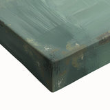 Close-up of a stretched canvas featuring abstract minimalist wall art with soft pastel colors and geometric shapes, ideal for modern home decor and artistic expression.