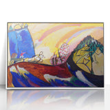 Modern Wall Art - Painting with Troika by Wassily Kandinsky - Vibrant Abstract Decor