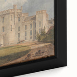 Romanticism Art of Hampton Court - Classic Romantic Era Canvas