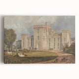 Romanticism Art of Hampton Court - Classic Romantic Era Canvas