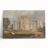 Romanticism Art of Hampton Court - Classic Romantic Era Canvas