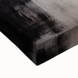 Abstract minimalist wall art on stretched canvas, showcasing soft pastel colors and geometric shapes. Ideal for modern home decor and artistic interiors.