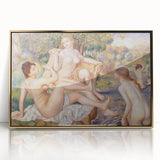 Impressionist Landscape Art – Rolling Hills and Golden Fields