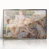 Impressionist Landscape Art – Rolling Hills and Golden Fields