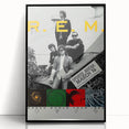 R.E.M. 1989 Green World Tour Poster | Vintage Rock Art