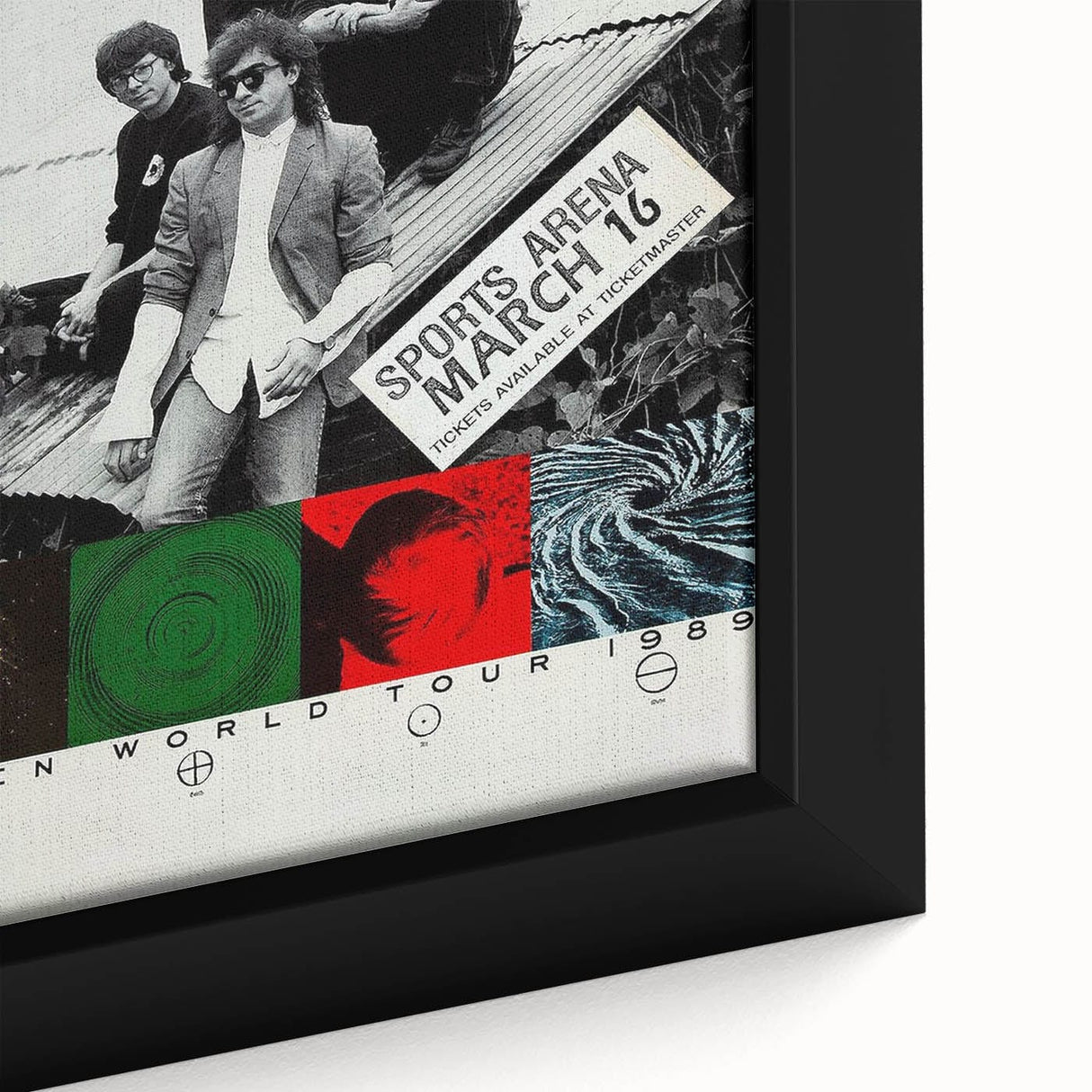 R.E.M. 1989 Green World Tour Poster | Vintage Rock Art
