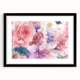 Romantic Floral Elegance - Modern Living Room Canvas Wall Art