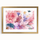 Romantic Floral Elegance - Modern Living Room Canvas Wall Art