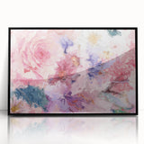 Romantic Floral Elegance - Modern Living Room Canvas Wall Art