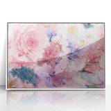 Romantic Floral Elegance - Modern Living Room Canvas Wall Art