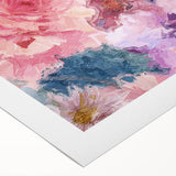 Romantic Floral Elegance - Modern Living Room Canvas Wall Art