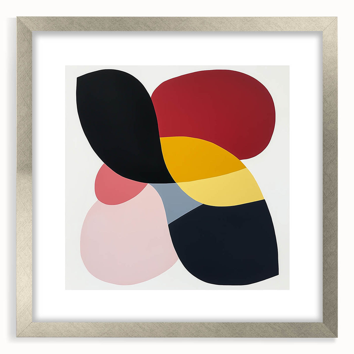 Geometric Abstract Wall Decor – Bold Multicolor Modern Composition