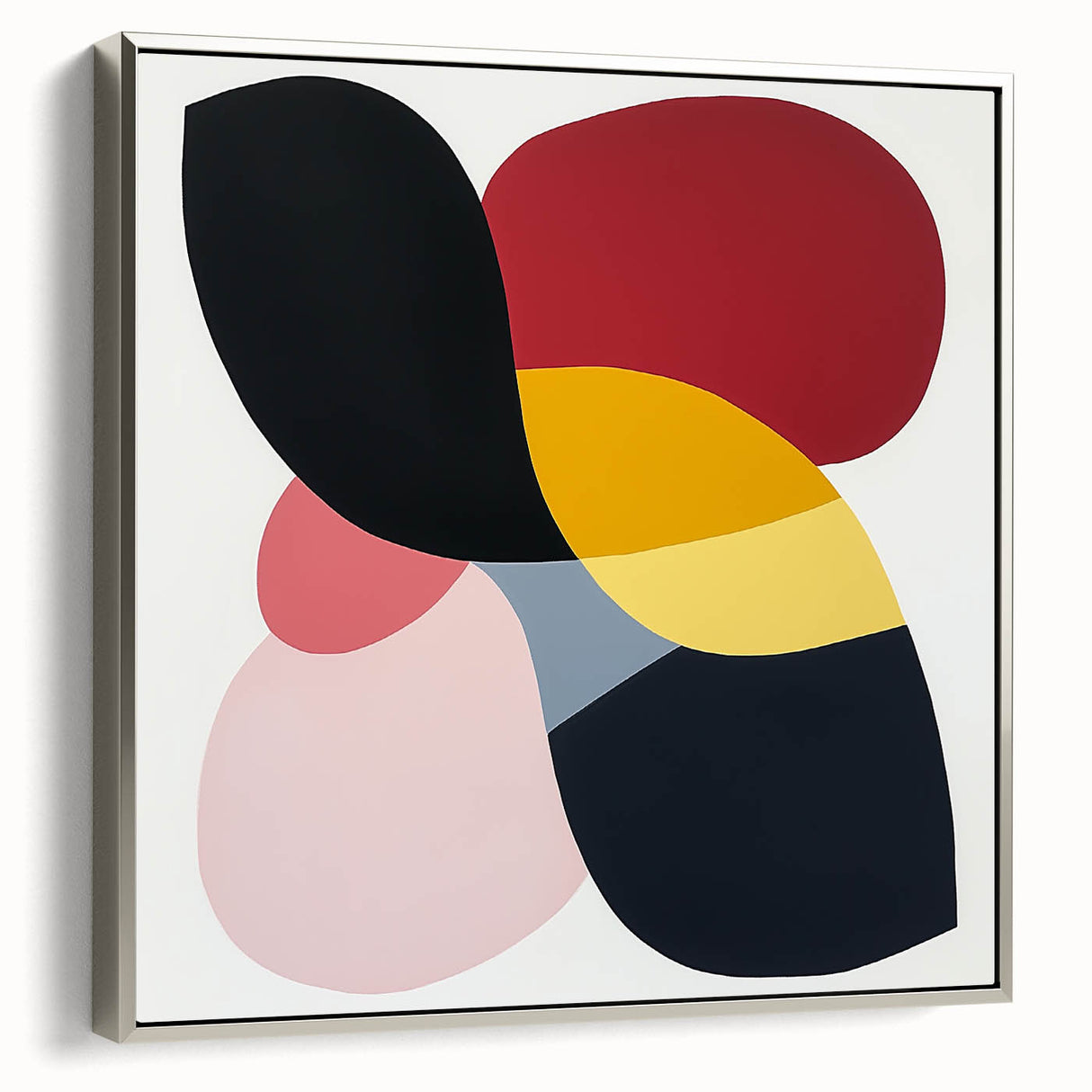Geometric Abstract Wall Decor – Bold Multicolor Modern Composition