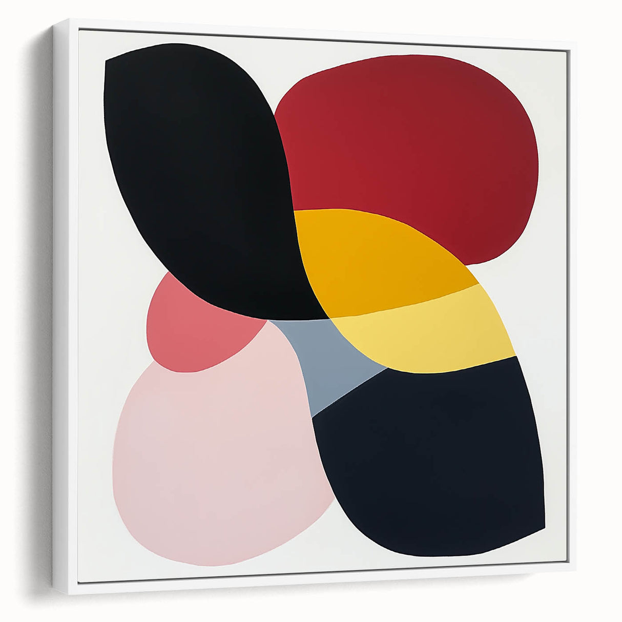 Geometric Abstract Wall Decor – Bold Multicolor Modern Composition