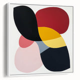 Geometric Abstract Wall Decor – Bold Multicolor Modern Composition