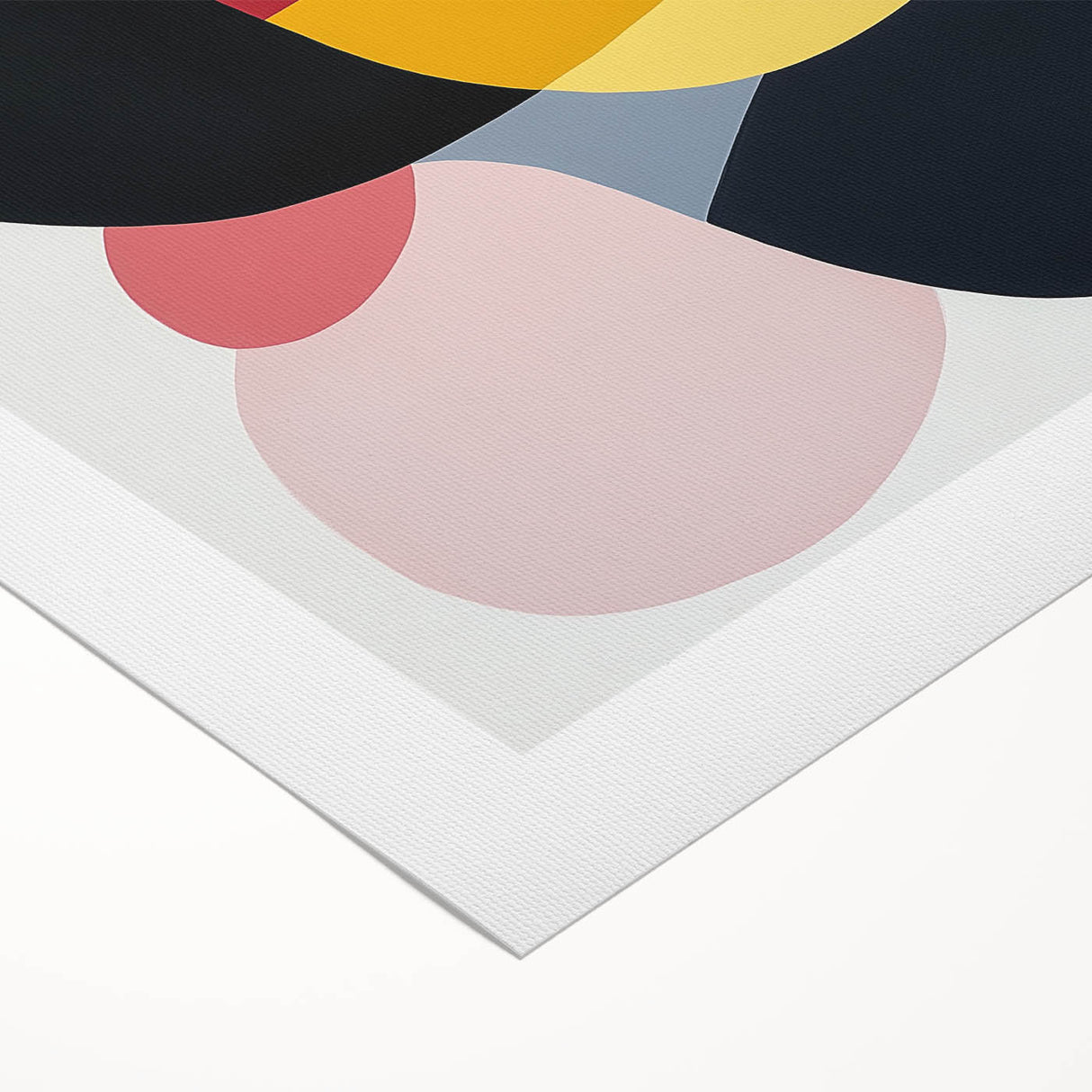 Geometric Abstract Wall Decor – Bold Multicolor Modern Composition
