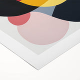 Geometric Abstract Wall Decor – Bold Multicolor Modern Composition