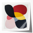 Geometric Abstract Wall Decor – Bold Multicolor Modern Composition