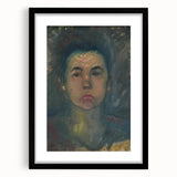 Expressionist Portrait of a Woman – Abstract Figurative Wall Art