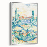 Vibrant Landscape Modern Wall Art - Serene Coastal Nature-Inspired Print
