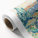 Vibrant Landscape Modern Wall Art - Serene Coastal Nature-Inspired Print