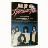 REO Speedwagon 1983 Concert Poster | Vintage Rock Wall Art