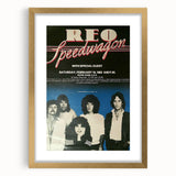 REO Speedwagon 1983 Concert Poster | Vintage Rock Wall Art