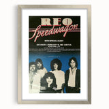 REO Speedwagon 1983 Concert Poster | Vintage Rock Wall Art