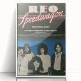 REO Speedwagon 1983 Concert Poster | Vintage Rock Wall Art