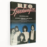 REO Speedwagon 1983 Concert Poster | Vintage Rock Wall Art