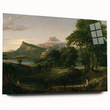 Pastoral Landscape Canvas - Romanticism Art by Thomas Cole