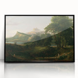 Pastoral Landscape Canvas - Romanticism Art by Thomas Cole