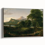 Pastoral Landscape Canvas - Romanticism Art by Thomas Cole