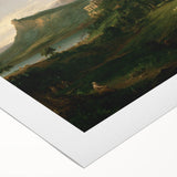 Pastoral Landscape Canvas - Romanticism Art by Thomas Cole