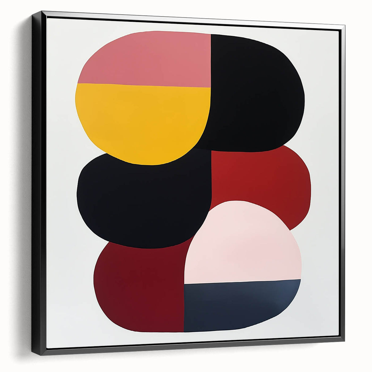 Minimalist Abstract Wall Art – Modern Bold Color Block Composition