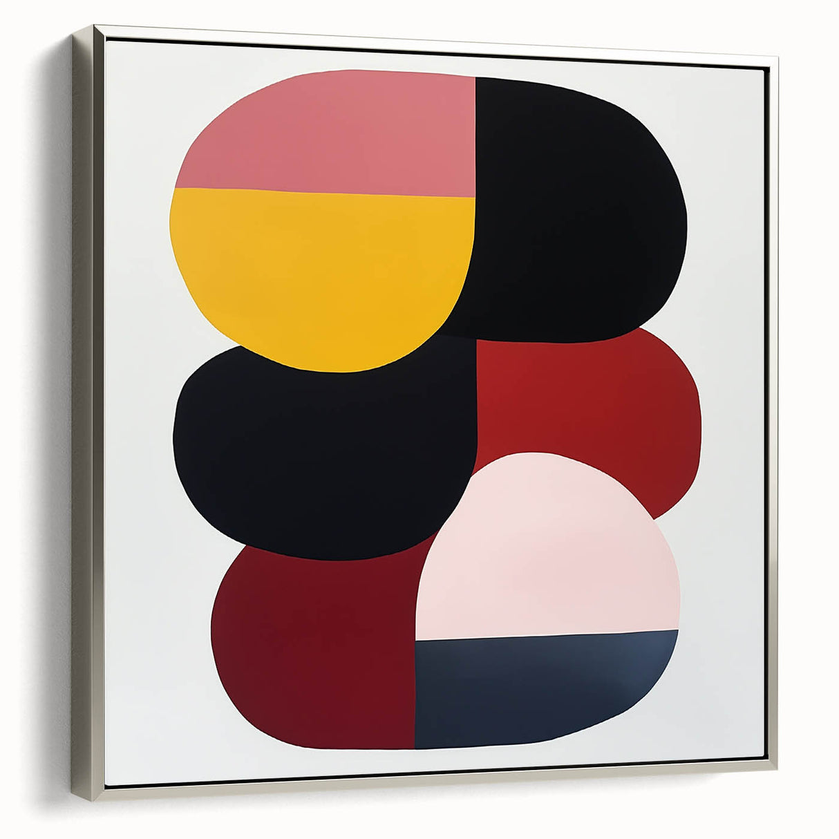 Minimalist Abstract Wall Art – Modern Bold Color Block Composition