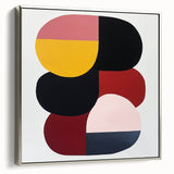 Minimalist Abstract Wall Art – Modern Bold Color Block Composition