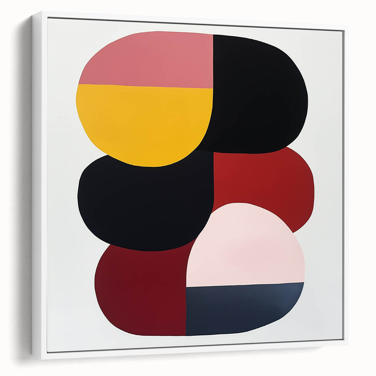 Minimalist Abstract Wall Art – Modern Bold Color Block Composition