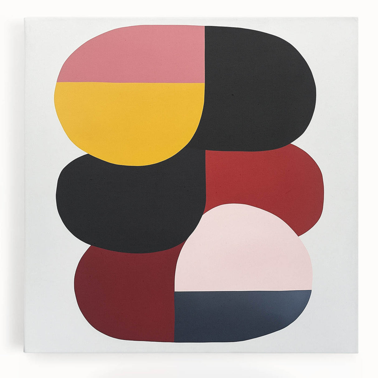 Minimalist Abstract Wall Art – Modern Bold Color Block Composition