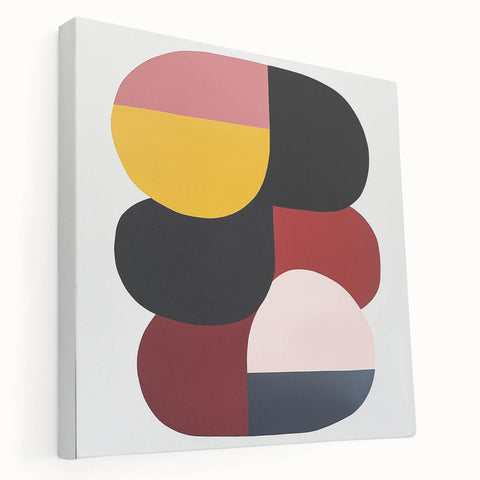 Minimalist Abstract Wall Art – Modern Bold Color Block Composition