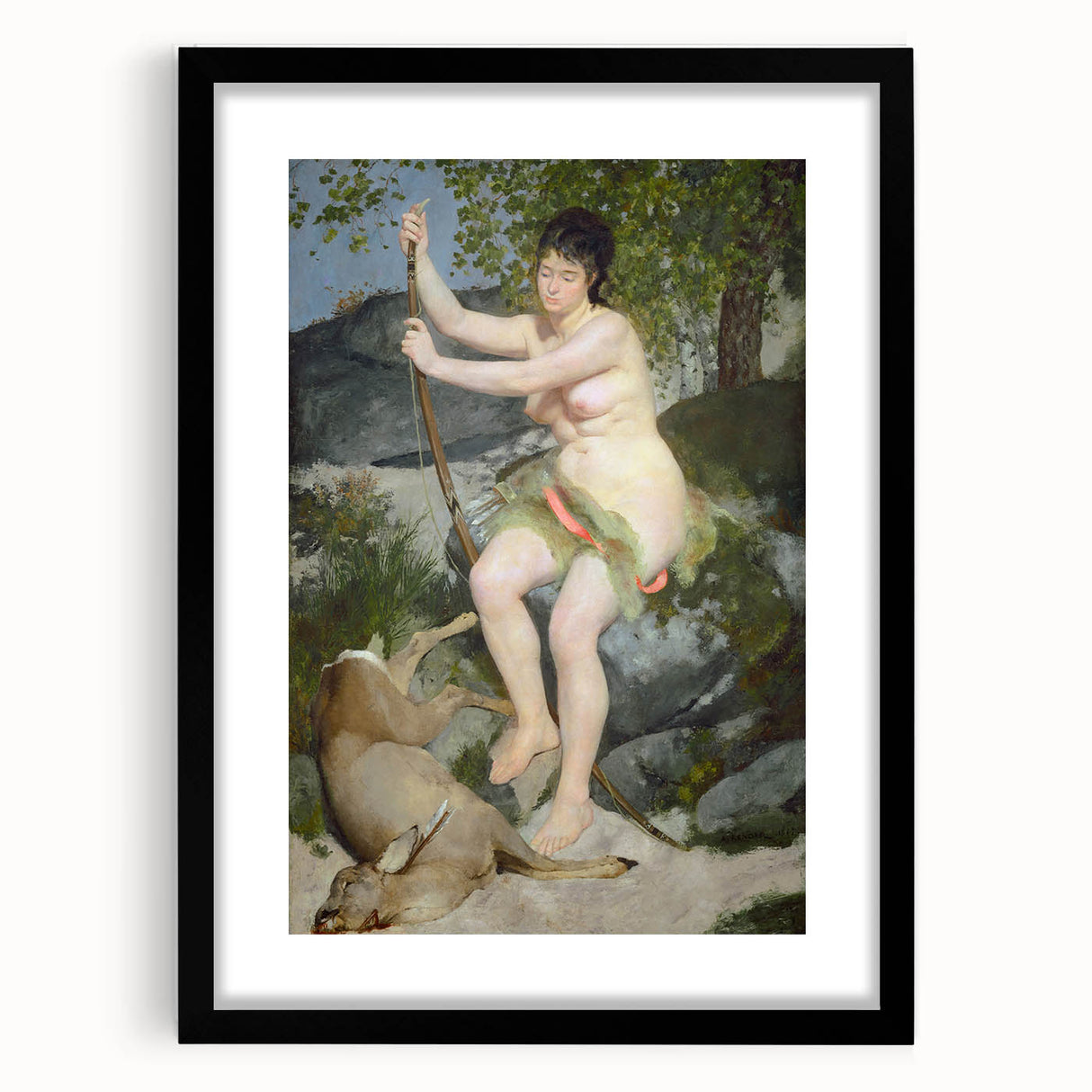 Impressionism Wall Art: Diana by Pierre-Auguste Renoir Prints