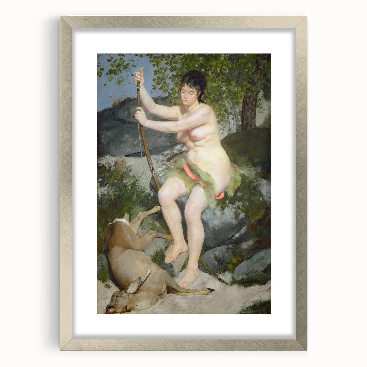 Impressionism Wall Art: Diana by Pierre-Auguste Renoir Prints