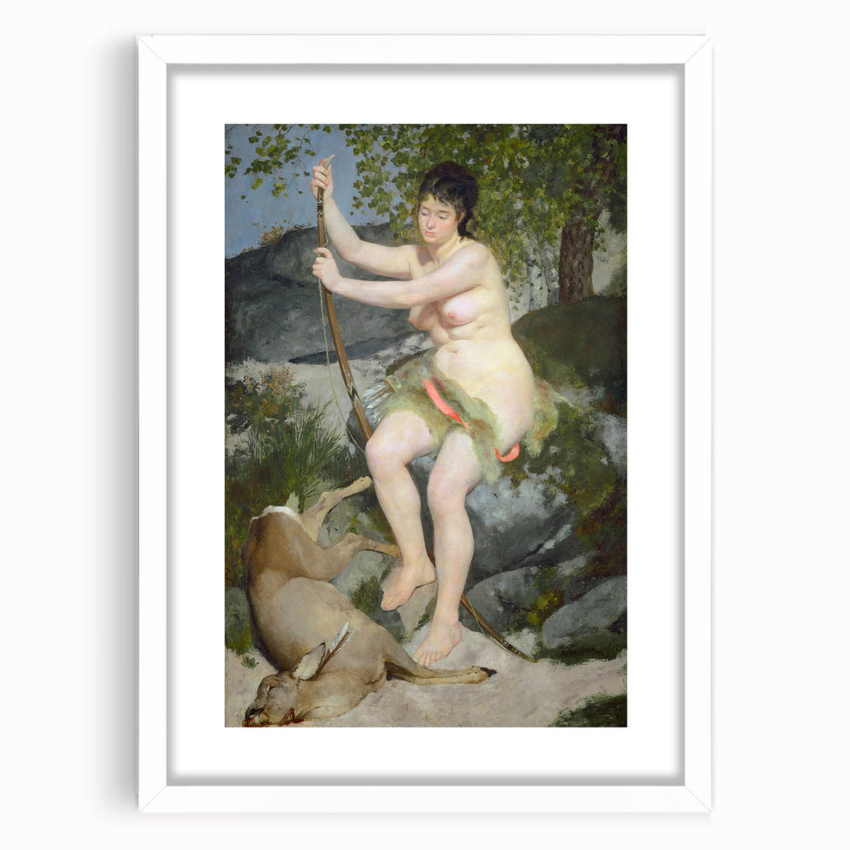 Impressionism Wall Art: Diana by Pierre-Auguste Renoir Prints