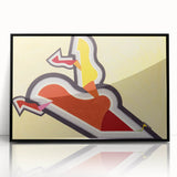 Modern Wall Art - Study in Rhythm by Joseph Schillinger - Bold Geometric Decor