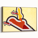 Modern Wall Art - Study in Rhythm by Joseph Schillinger - Bold Geometric Decor