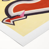 Modern Wall Art - Study in Rhythm by Joseph Schillinger - Bold Geometric Decor