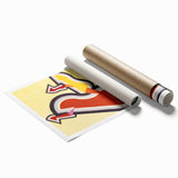 Modern Wall Art - Study in Rhythm by Joseph Schillinger - Bold Geometric Decor